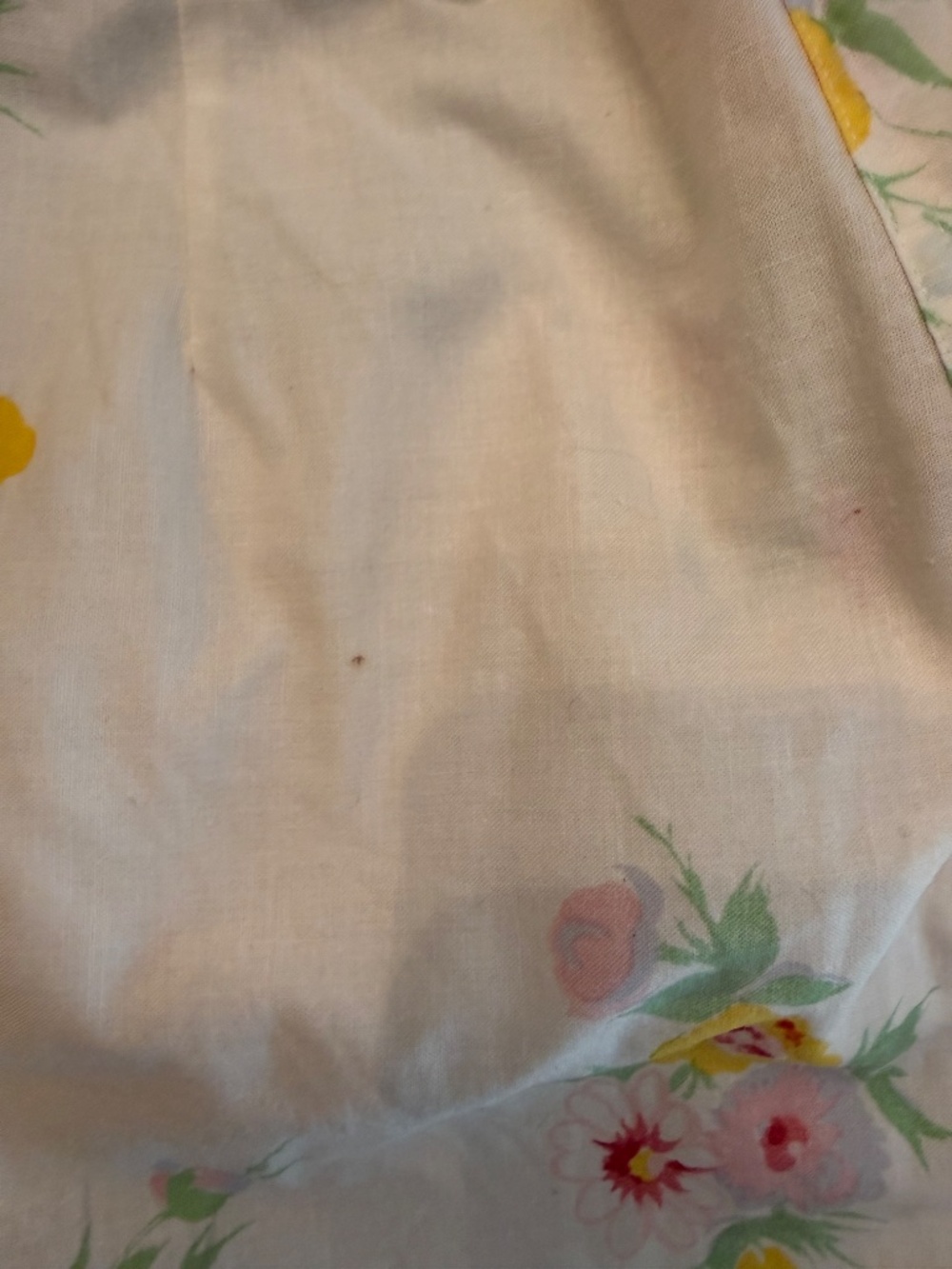 Vintage Ralph Lauren Floral Border Print Cotton Prairie Midi Maxi Skirt - Picture 3 of 6